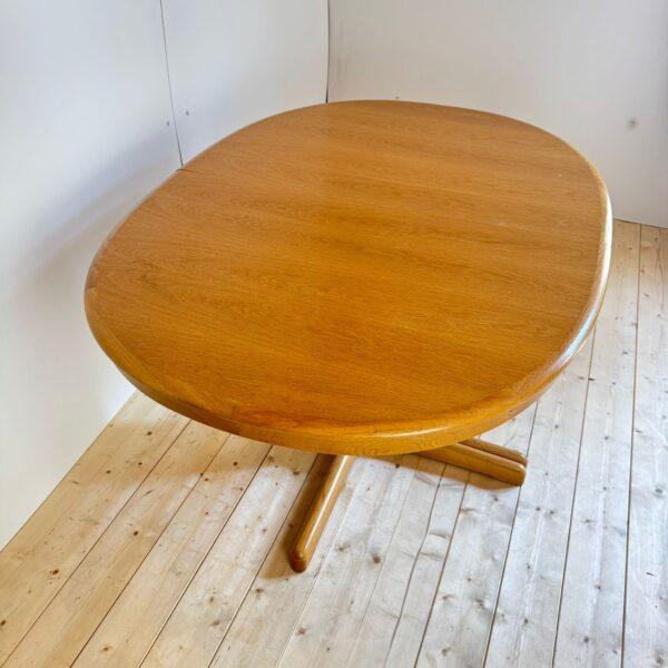 Vintage Danish Oak Dining Table, 1960s For Sale - Image 6 of 9