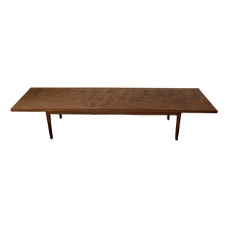 Mid-Century Modern Drexel Walnut Coffee Table For Sale