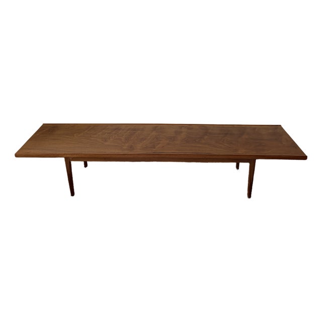 Mid-Century Modern Drexel Walnut Coffee Table For Sale