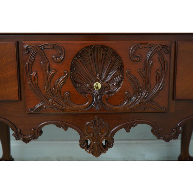 1980s Kindel Winterthur Van Pelt Mahogany Highboy For Sale - Image 5 of 12