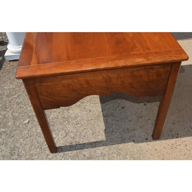 Burnt Umber 1970s Pair of Bob Timberlake Lexington Cherry Wood Side / End Tables W/ Drawers For Sale - Image 8 of 18