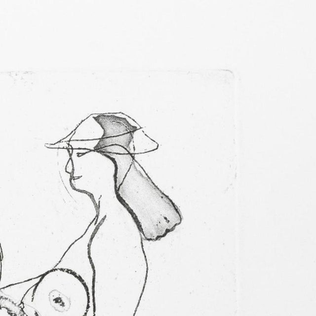 Rolando Sá Nogueira, Nude Composition, 1985, Screenprint For Sale - Image 4 of 6