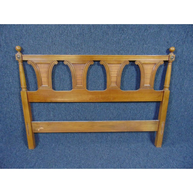 Louis XVI Style Fruitwood Full Size Headboard For Sale - Image 4 of 4