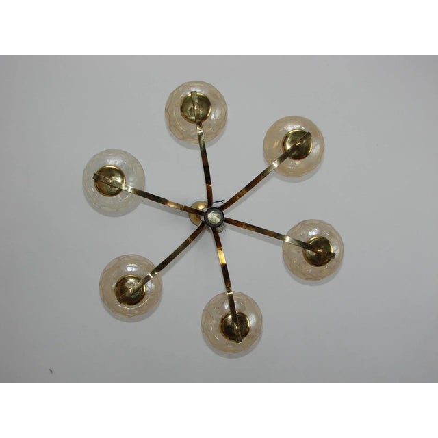 Aluminum Chandelier, 1970s For Sale - Image 9 of 10