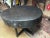 Wabi Sabi Round Coffee Table – Ebonized Black, Low Profile Elevate your living space with the Wabi Sabi Ebonized Black Low...