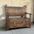 Antique Gothic Revival Carved Hall Bench was rendered from solid oak, and features timeless hand-carved motifs for your...