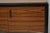 Vintage Mid Century Modern Faux Rosewood Laminate Steel Metal Credenza Cabinet For Sale - Image 4 of 17