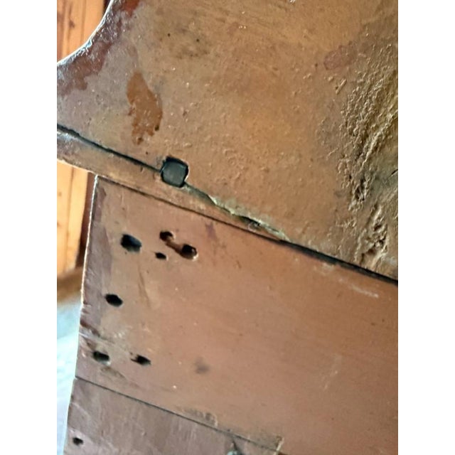 Antique 19th Century Early American Primetive Style Pine Jelly Cupboard Cabinet For Sale - Image 4 of 18