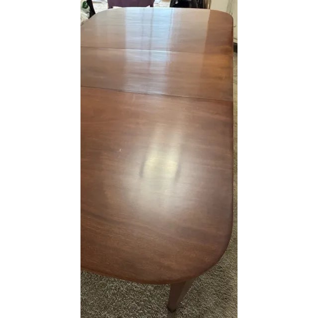 Pottast Antique Mahogany Table -2 Large Table Extensions For Sale - Image 4 of 9