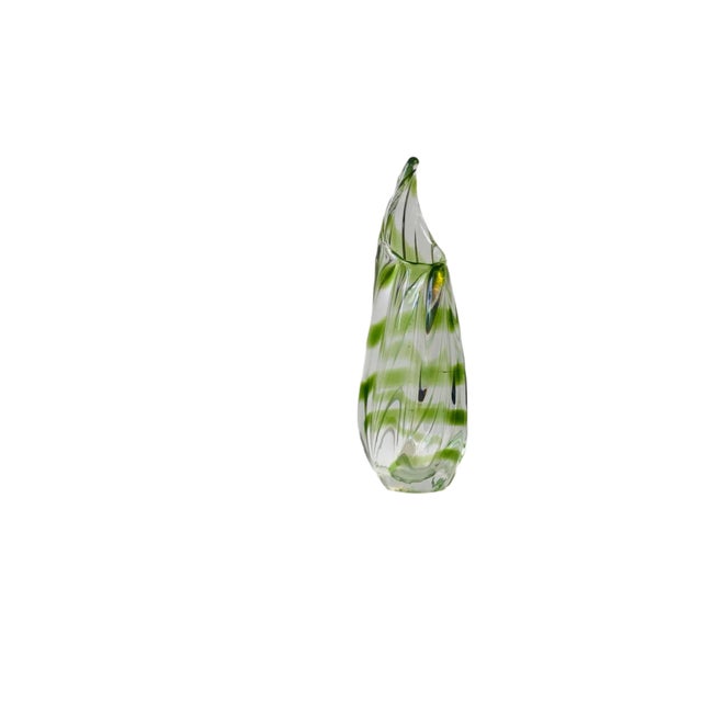 Striped & Twisted Murano Vase from Seguso, 1960s For Sale