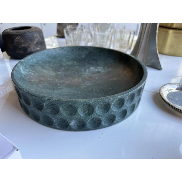 Guatemala Marble Centerpiece, 1990s For Sale - Image 4 of 4