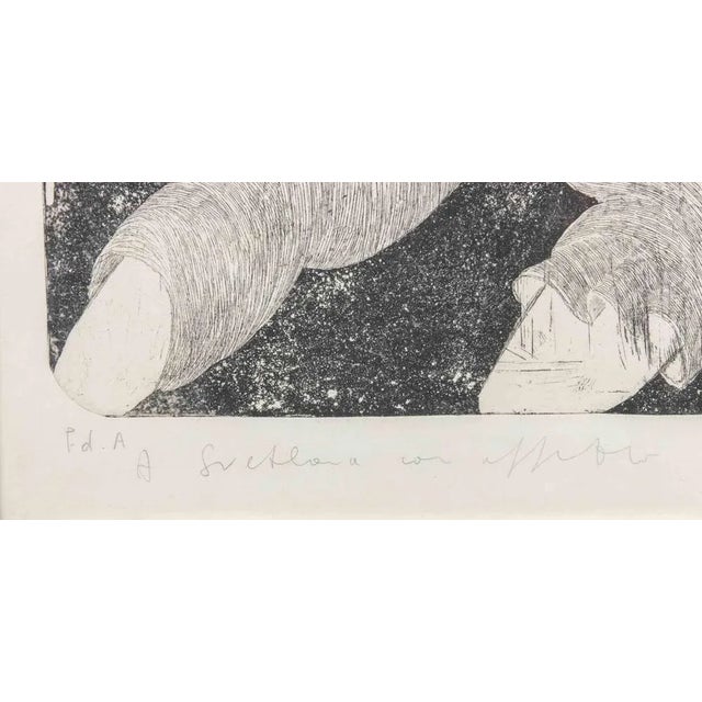 Sandro Chia, Running Boy with Strange Fingers, Etching, 1981 For Sale - Image 4 of 6