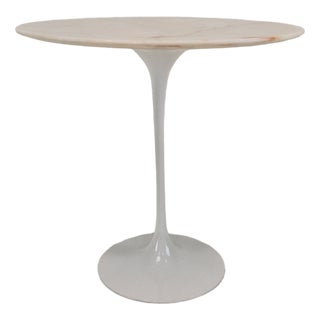 Oval Marble Side Table by Ero Saarinen for Knoll For Sale