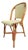 Vintage French Bistro Bent Bamboo Side Chair For Sale