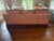 Dusty Rose Velvet Sofa With Samuel & Sons Burgundy Brush & Bullion Fringe Trim For Sale - Image 4 of 10