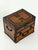 Vintage Nailhead Lacquered Parchment Jewelry Chest For Sale In Atlanta - Image 6 of 11