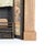 Art Nouveau French Fireplace in Pink Marble For Sale - Image 5 of 6