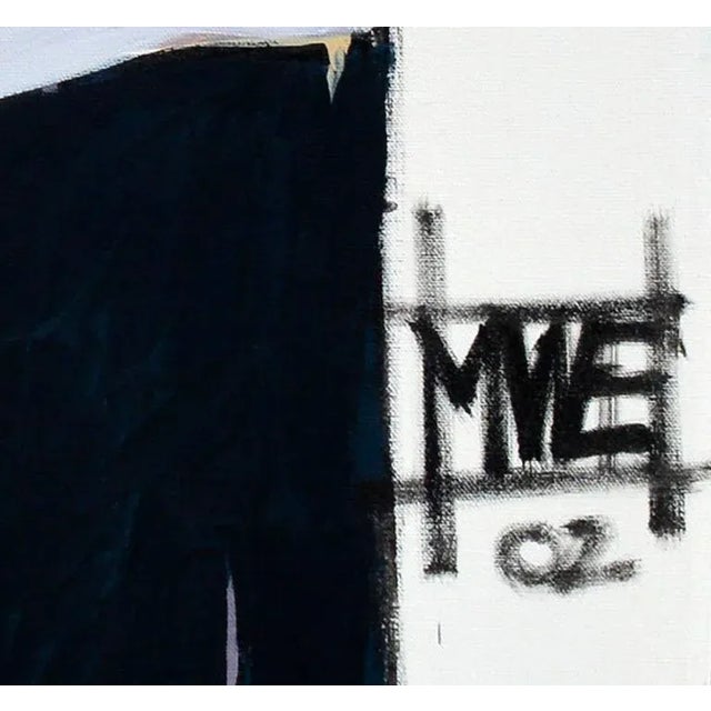 "Interior Perspective Abstract" Contemporary Oil Painting by Michael William Eggleston For Sale - Image 4 of 5