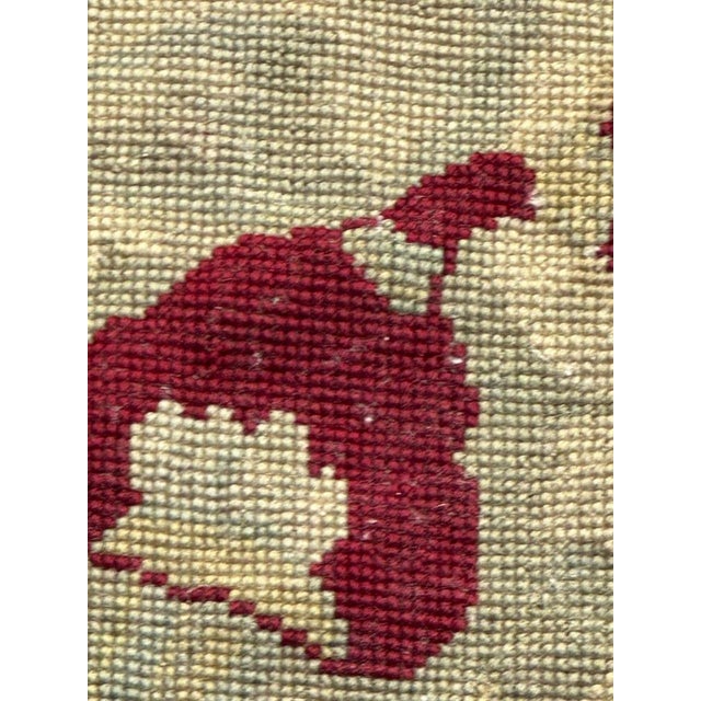 French Needlepoint Chair Cover Tapestry, 1890s For Sale - Image 11 of 18