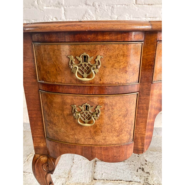 English Queen Ann Style Desk, 1890s For Sale - Image 15 of 18