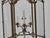 Brown Tall French Wrought Iron Lantern With Glass Panels and Scroll Detailing - 1900s For Sale - Image 8 of 18