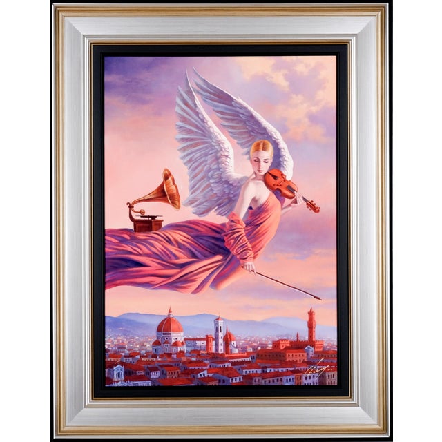 2018 Print in Excellent Condition overall Michael Cheval "Angel of Renaissance" Artist Signed and Numbered Limited Edition...