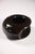 Sicart ashtray, model 411, made from brown glazed ceramics. Marilena Boccato, Gian Nicolas Gigante and Antonio Zambusi...