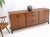 Knoll American Walnut 9 Drawers Two Doors Compartment Long Dresser Credenza Restored For Sale - Image 4 of 13