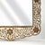 Spritely Home Accent Furniture Vivienne 20 in. W x 28 in. H Bone Inlay Vertical Accent Wall Mirror, Wood & Bone Inlay For Sale - Image 4 of 6