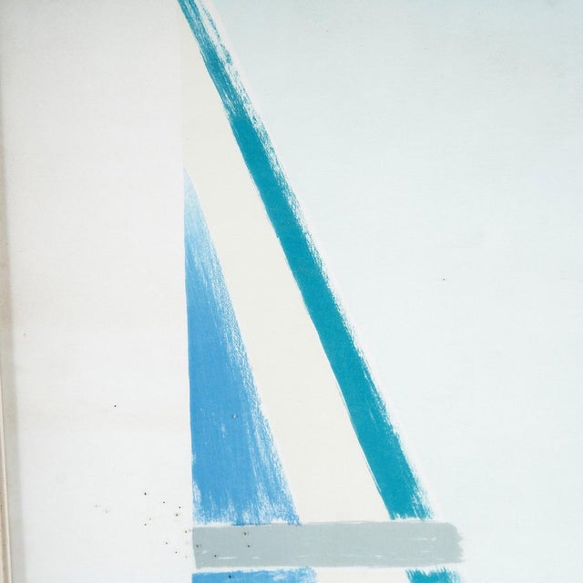 Saverio Rampin, Tribute to Rita, 1972, Painting, Framed For Sale - Image 4 of 8