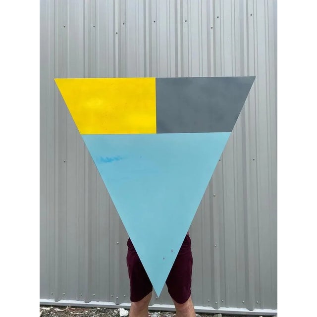 William Finlayson Jr., Modern Acrylic Painting on Panel Titled: "2nd Tri", 2021 For Sale In West Palm - Image 6 of 13