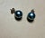 11 MM Tahitian Black Pearl Stud Earrings 14 Karat White Gold For Sale In New York - Image 6 of 8