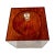 Mid-Century Modern Mid Century Modern Tortoise Shell Effect Lucite Squared Ice Bucket For Sale - Image 3 of 7