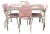 1950s Pink Dinette Set of 5 For Sale