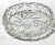 English Vintage Heavy Weight Cut Crystal Etched Ashtray With Star Motif For Sale - Image 3 of 8