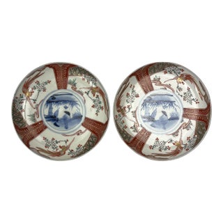 Early 20th Century Imari Plates - a Pair For Sale