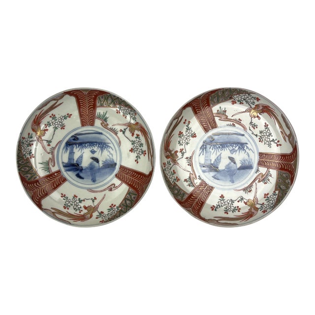 Early 20th Century Imari Plates - a Pair For Sale