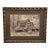 Vintage Signed Pencil Drawing Storybook English Cottage Framed 1989 For Sale