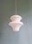 Bauhaus Large Art Deco Pendant Light in White Opaline, 1920s-1930s For Sale - Image 3 of 12