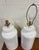 Mid 20th Century Vintage Ceramic Jar Bucket Urn Lamps, Flat White Glazed - Pair For Sale - Image 5 of 11