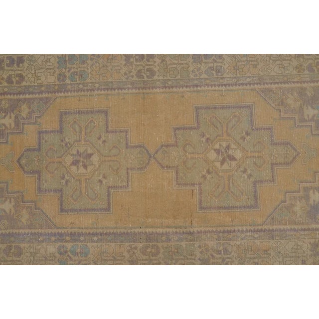 1960s Bohemian Tribal Oushak Rug For Sale - Image 5 of 11