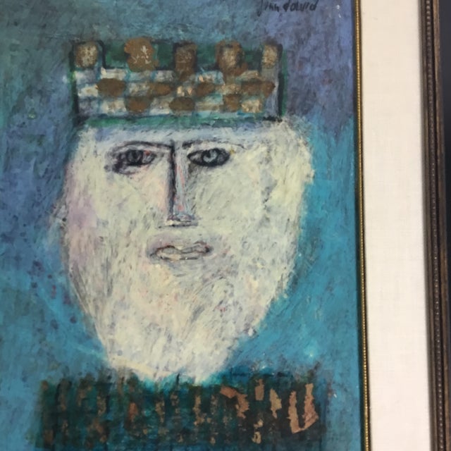 Jean David, Israel/Romania (1908-1983). Oil on board presented in a wood frame with linen fillet. Provenance, L Barnett...