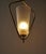 Mid-Century Brass Pendant Lamp with Textured Glass Shade by R. Nikoll, Austria, 1958 For Sale - Image 12 of 14