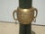 Green 1960s Neoclassical Style Tole and Brass Table Lamp Asian Influence For Sale - Image 8 of 16