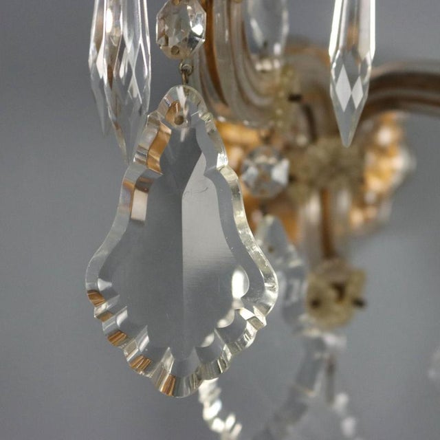 Metal Maria Theresa Style Wall Lights, Set of 4 For Sale - Image 7 of 8
