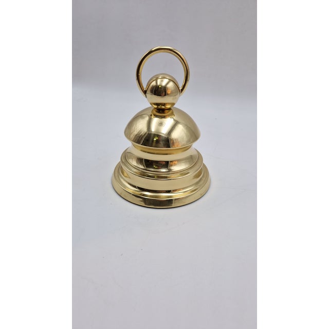 Mid-Century Modern Brass Doorstop by Luigi Caccia Dominioni for Azucena, 1950s For Sale - Image 10 of 13