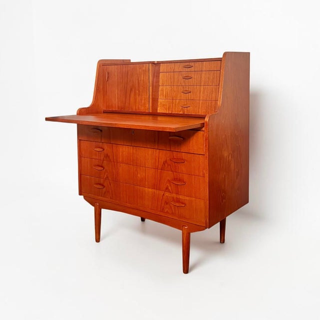 Mid 20th Century Danish Secretary in Teak from Storgaard Nielsen, 1960s For Sale - Image 5 of 16
