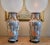 Wood Pair of Large Table Lamps Rose Medallion 19th Century Porcelain Palace Vases Custom Made Globe Lamps For Sale - Image 7 of 12