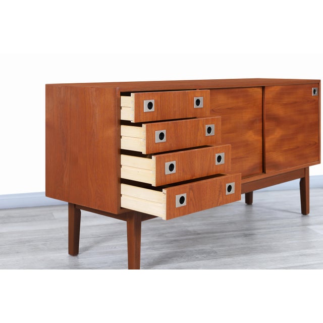 Mid Century Modern Teak Credenza Chairish