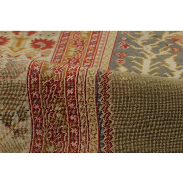 Vintage Turkish Anatolian Prayer Rug With Ornate Border Design - Rug & Kilim For Sale In New York - Image 6 of 9